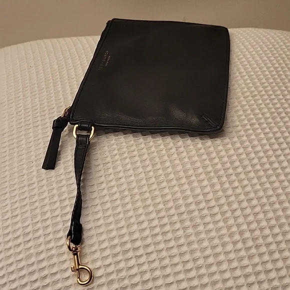 Tory Burch Black Leather Pouch - Picture 2 of 3
